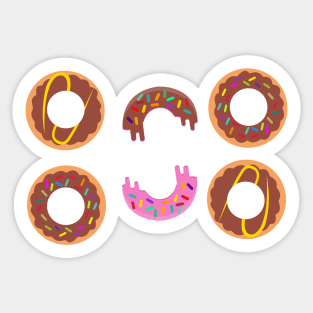 Donut Lover fan club Sticker